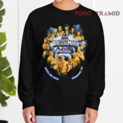 Vintage 2009 WWE Wrestlemania Anniversary Shirt 3 Vintage 2009 Wwe Wrestlemania Anniversary Long sleeved