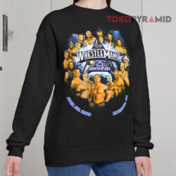 Vintage 2009 WWE Wrestlemania Anniversary Shirt 2 Vintage 2009 Wwe Wrestlemania Anniversary Sweatshirt