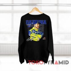 Vintage 2010 Dale Earnhardt Jr. T shirt Wrangler Daytona 500 Nascar Black Sweatshirt