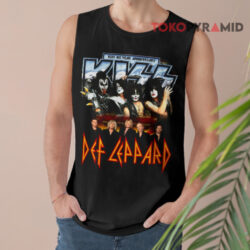 Vintage 2014 Kiss & Def Leppard 40th Anniversary Tank Top