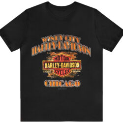 Vintage 2018 Windy City Harley Davidson Chicago T shirt