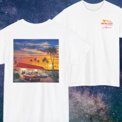 Vintage 2022 In N Out Burger Golden Hour Shirt