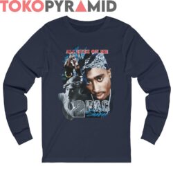 Vintage 2Pac Tupac Shakur All Eyez On Me Long Sleeve T Shirt
