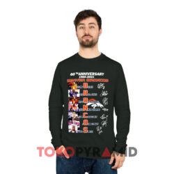 Vintage 60th Anniversary Denver Broncos 1960 2020 Shirt 4 Vintage 60th Anniversary Denver Broncos 1960 2020 Black Long sleeved
