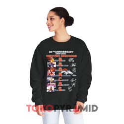 Vintage 60th Anniversary Denver Broncos 1960 2020 Shirt 3 Vintage 60th Anniversary Denver Broncos 1960 2020 Black Sweatshirt
