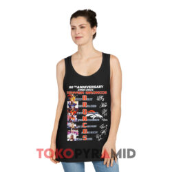 Vintage 60th Anniversary Denver Broncos 1960 2020 Shirt 2 Vintage 60th Anniversary Denver Broncos 1960 2020 Black Tank Top