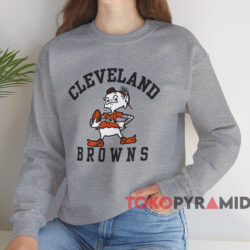 Vintage 70s Cleveland Browns Elf Big Logo Shirt 4 Vintage 70s Cleveland Browns Elf Big Logo Shirt Grey Sweatshirt