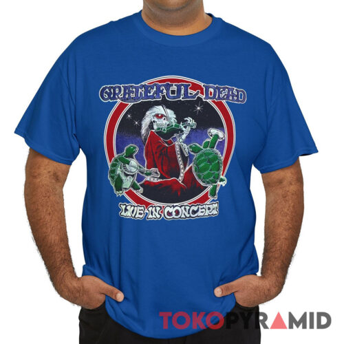 Vintage 70s Grateful Dead Live In Concert Rare T Shirt