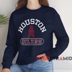 Vintage 70s Houston Oilers T shirt Navy Sweatshirt