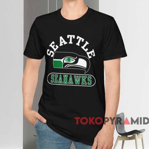 Vintage 70s Seattle Seahawks Shirt Black T shirt
