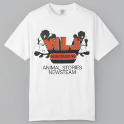 Vintage 70s Wls Music Radio 89 Animal Stories Newstream T shirt