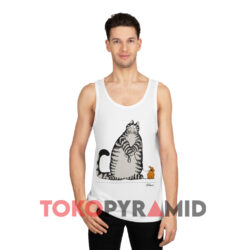 Vintage 80s B Kliban Cat Walk Kitty Dog Puppy Shirt 2 Vintage 80s B Kliban Cat Walk Kitty Dog Puppy White Tank Top