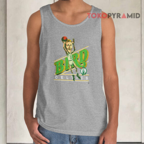 Vintage 80s Boston Celtics Larry Bird Caricature Tank Top
