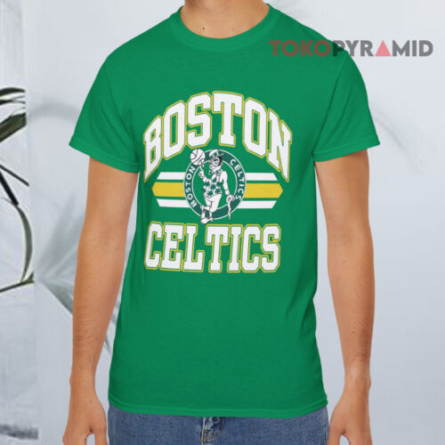 Vintage 80s Boston Celtics Nba Team Logo Green T shirt