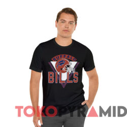 Vintage 80s Buffalo Bills Helmet T-shirt 4 Vintage 80s Buffalo Bills Helmet T shirt Black T shirt