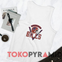 Vintage 80s Buffalo Bills Helmet T-shirt 3 Vintage 80s Buffalo Bills Helmet T shirt White TankTop
