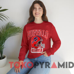 Vintage 80s Buffalo Bills New York T-shirt 3 Vintage 80s Buffalo Bills New York T shirt Red Sweatshirt