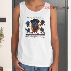 Vintage 80's California Raisins All My Rowdy Raisins Hank Williams Jr. Shirt 2 Vintage 80's California Raisins All My Rowdy Raisins Hank Williams Jr Tank Top