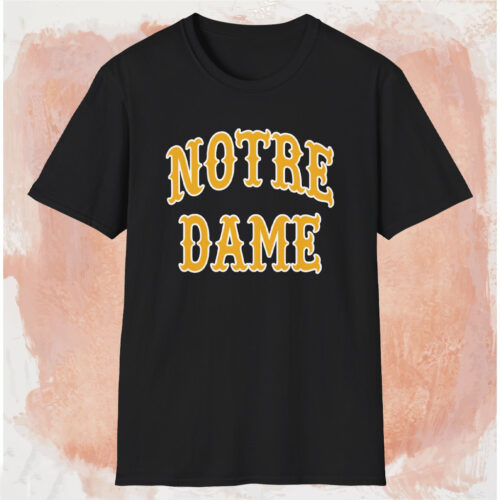 Vintage 80s Champion Notre Dame Shirt Black T shirt Vintage 80s Champion Notre Dame Shirt Black T shirt