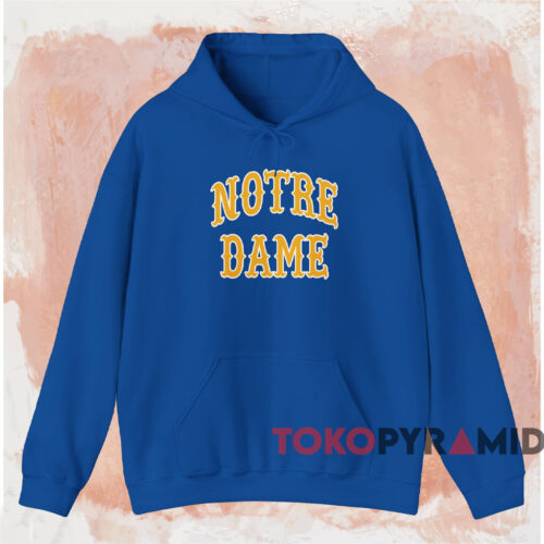 Vintage 80s Champion Notre Dame Shirt Blue Hoodie Vintage 80s Champion Notre Dame Shirt Blue Hoodie