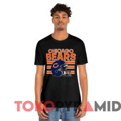 Vintage 80s Chicago Bears Nfl Football T shirt Black T shirt