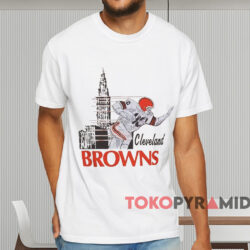 Vintage 80s Cleveland Browns Shirt White T shirt