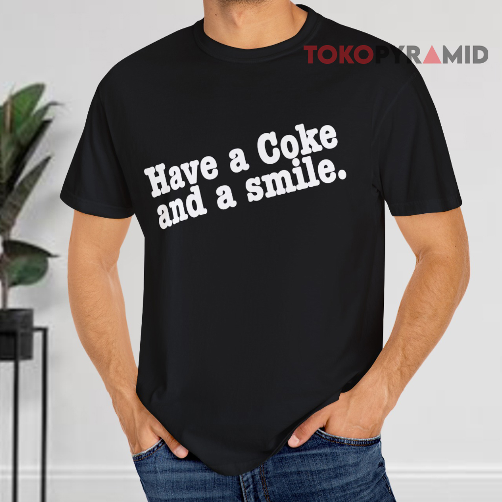 Vintage 80s Coca cola Have A Coke And A Smile Black T shirt Vintage 80s Coca cola Have A Coke And A Smile Black T shirt