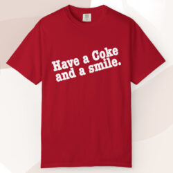 Vintage 80s Coca cola Have A Coke And A Smile T shirt