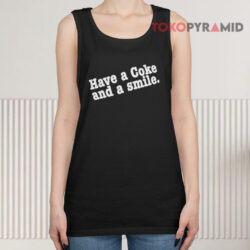 Vintage 80s Coca-Cola Have A Coke And A Smile Shirt 2 Vintage 80s Coca cola Have A Coke And A Smile Tank Top