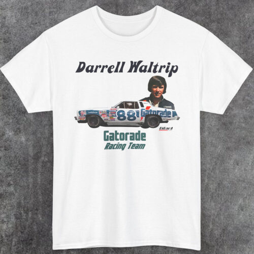Vintage 80s Darrell Waltrip Nascar Gatorade Racing Team T Shirt
