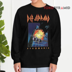 Vintage 80s Def Leppard Pyromania Shirt 4 Vintage 80s Def Leppard Pyromania Long sleeved