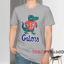 Vintage 80s Florida Gators Albert Gator Shirt Grey T shirt
