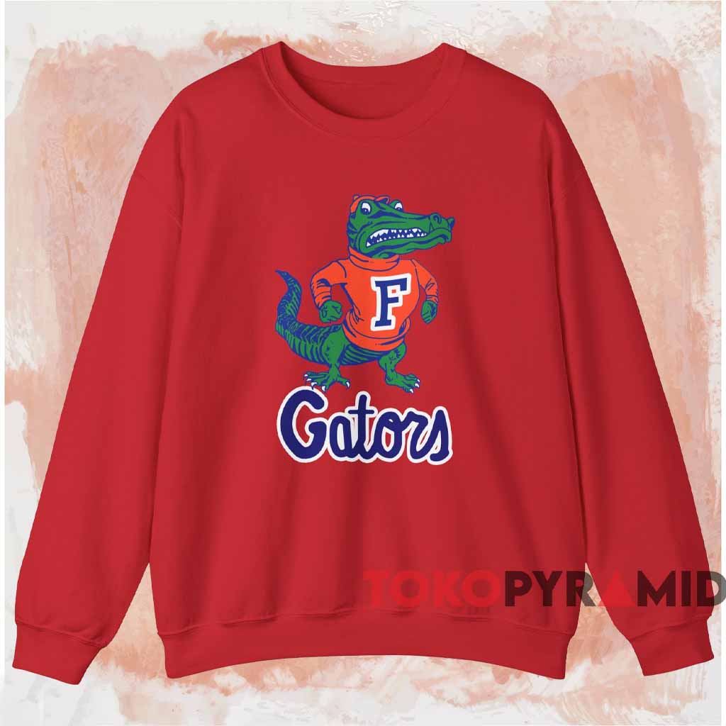 Vintage 80s Florida Gators Albert Gator Shirt Red Sweatshirt Vintage 80s Florida Gators Albert Gator Shirt Red Sweatshirt