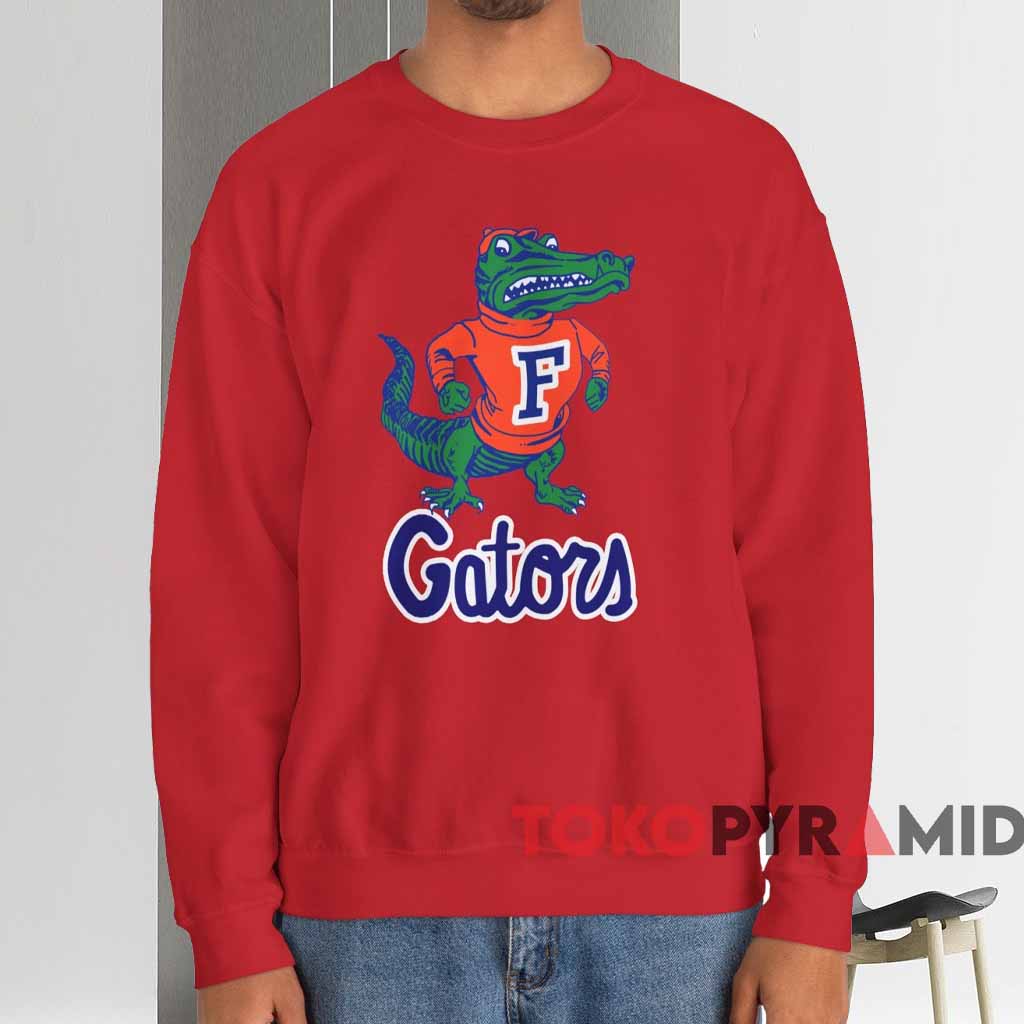 Vintage 80s Florida Gators Albert Gator Shirt Red Sweatshirt Vintage 80s Florida Gators Albert Gator Shirt Red Sweatshirt