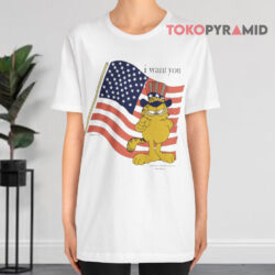 Vintage 80s Garfield I Want You White T shirt