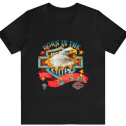 Vintage 80s Harley Davidson Born In The Usa T shirt