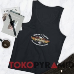 Vintage 80s Harley Davidson If I Have To Explain T shirt Black TankTop