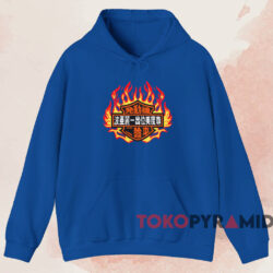 Vintage 80s Harley Davidson Okinawa Japan T shirt Blue Hoodie