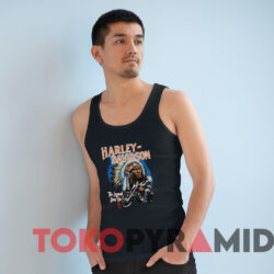 Vintage 80s Harley Davidson The Legend Lives On T-shirt 3 Vintage 80s Harley Davidson The Legend Lives On T shirt Black TankTop