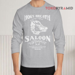 Vintage 80s Hog's Breath Saloon Fort Walton Beach Florida Souvenir Long sleeved