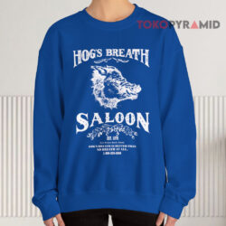 Vintage 80s Hog's Breath Saloon Fort Walton Beach Florida Souvenir Sweatshirt