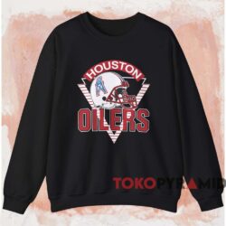 Vintage 80S Houston Oilers AFL Shirt 3 Vintage 80s Houston Oilers Afl Shirt Black Sweatshirt