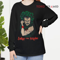 Vintage 80s Jake The Snake Roberts WWF Wrestling Shirt 4 Vintage 80s Jake The Snake Roberts Wwf Wrestling Long sleeved