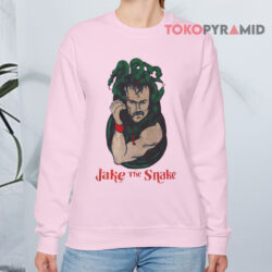 Vintage 80s Jake The Snake Roberts WWF Wrestling Shirt 3 Vintage 80s Jake The Snake Roberts Wwf Wrestling Sweatshirt
