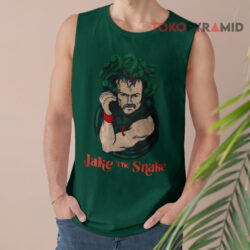 Vintage 80s Jake The Snake Roberts WWF Wrestling Shirt 2 Vintage 80s Jake The Snake Roberts Wwf Wrestling Tank Top