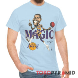 Vintage 80s Los Angeles Lakers Magic Johnson Caricature Shirt