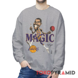 Vintage 80s Los Angeles Lakers Magic Johnson Caricature Sweatshirt
