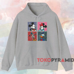 Vintage 80s Mickey And Friends T-shirt 2 Vintage 80s Mickey And Friends T shirt Grey Hoodie