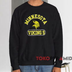 Vintage 80s Minnesota Vikings Football Shirt 3 Vintage 80s Minnesota Vikings Football Shirt Black Sweatshirt