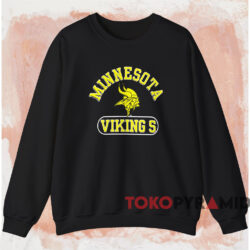Vintage 80s Minnesota Vikings Football Shirt 4 Vintage 80s Minnesota Vikings Football Shirt Black Sweatshirt